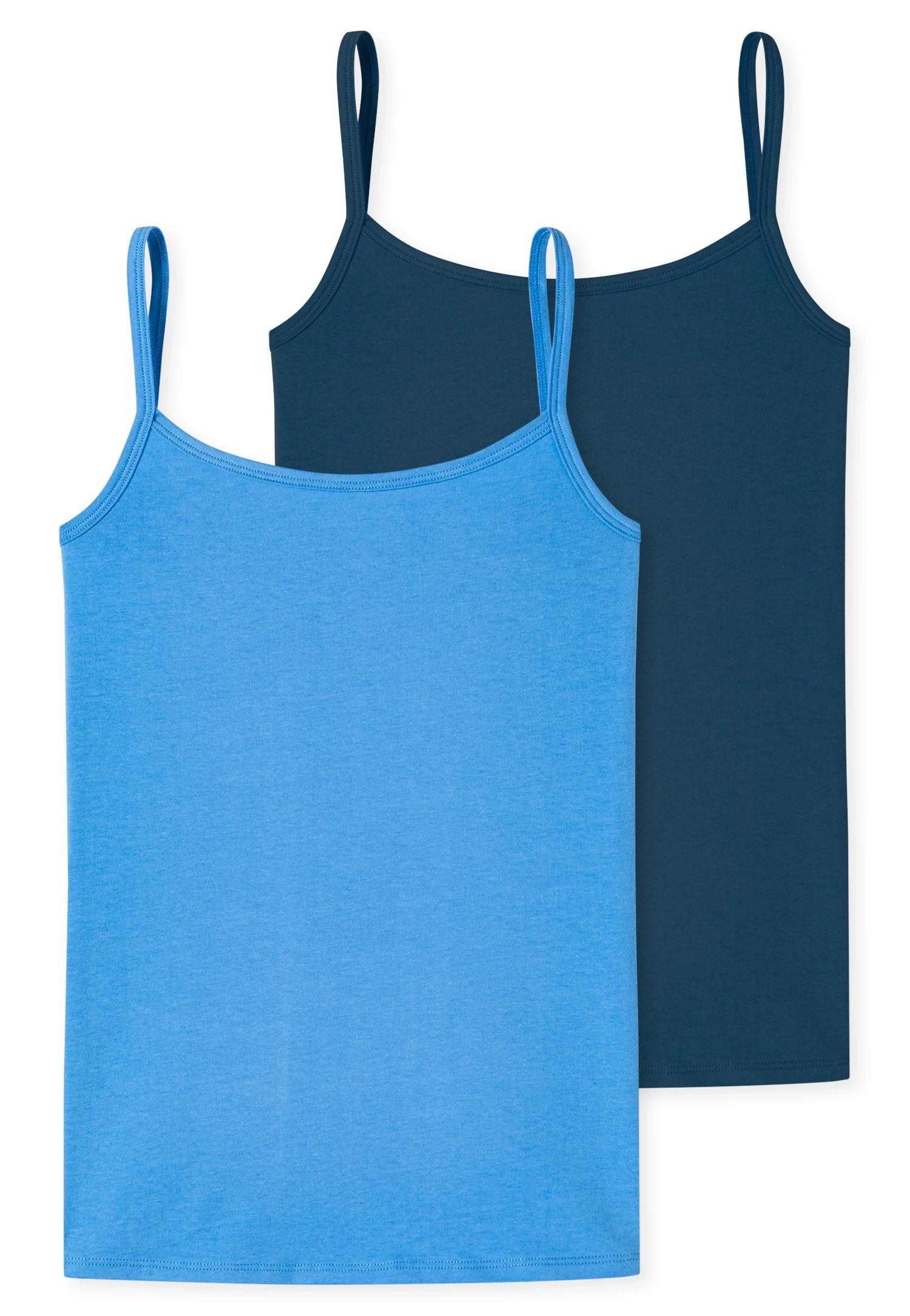 Spaghetti Top UNI 2er Pack in blau