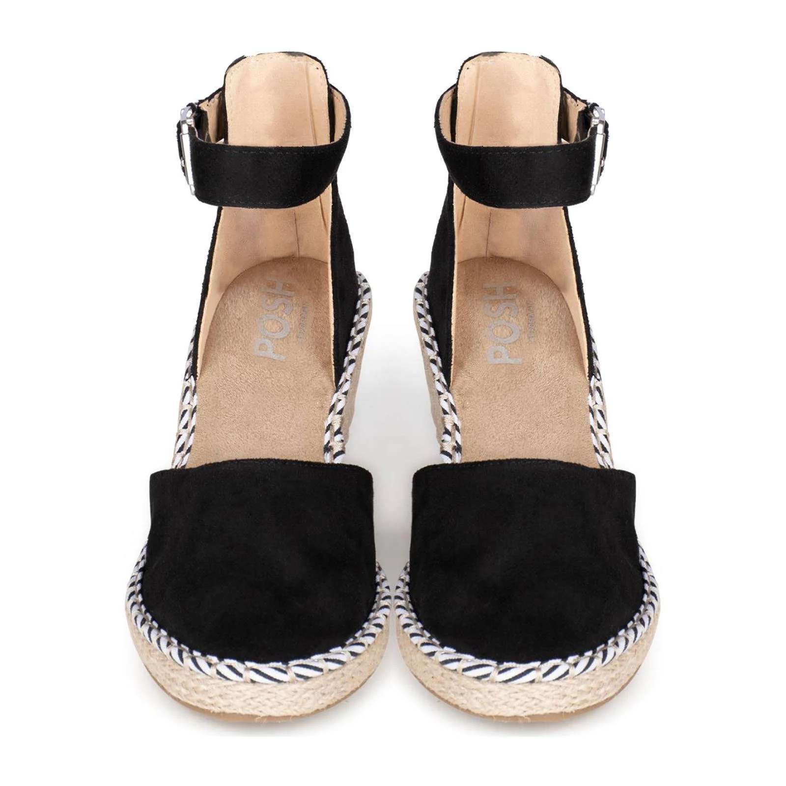 POSH by Poelman Enid  espadrilles zwart