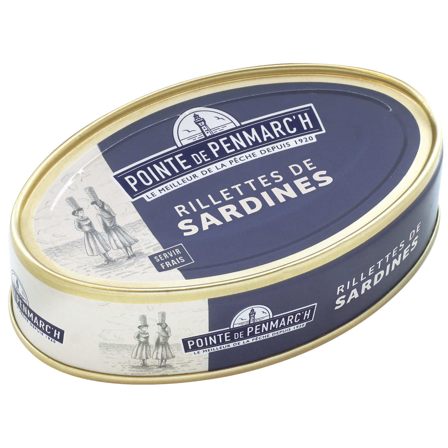 Rillettes de sardine boîte ovale