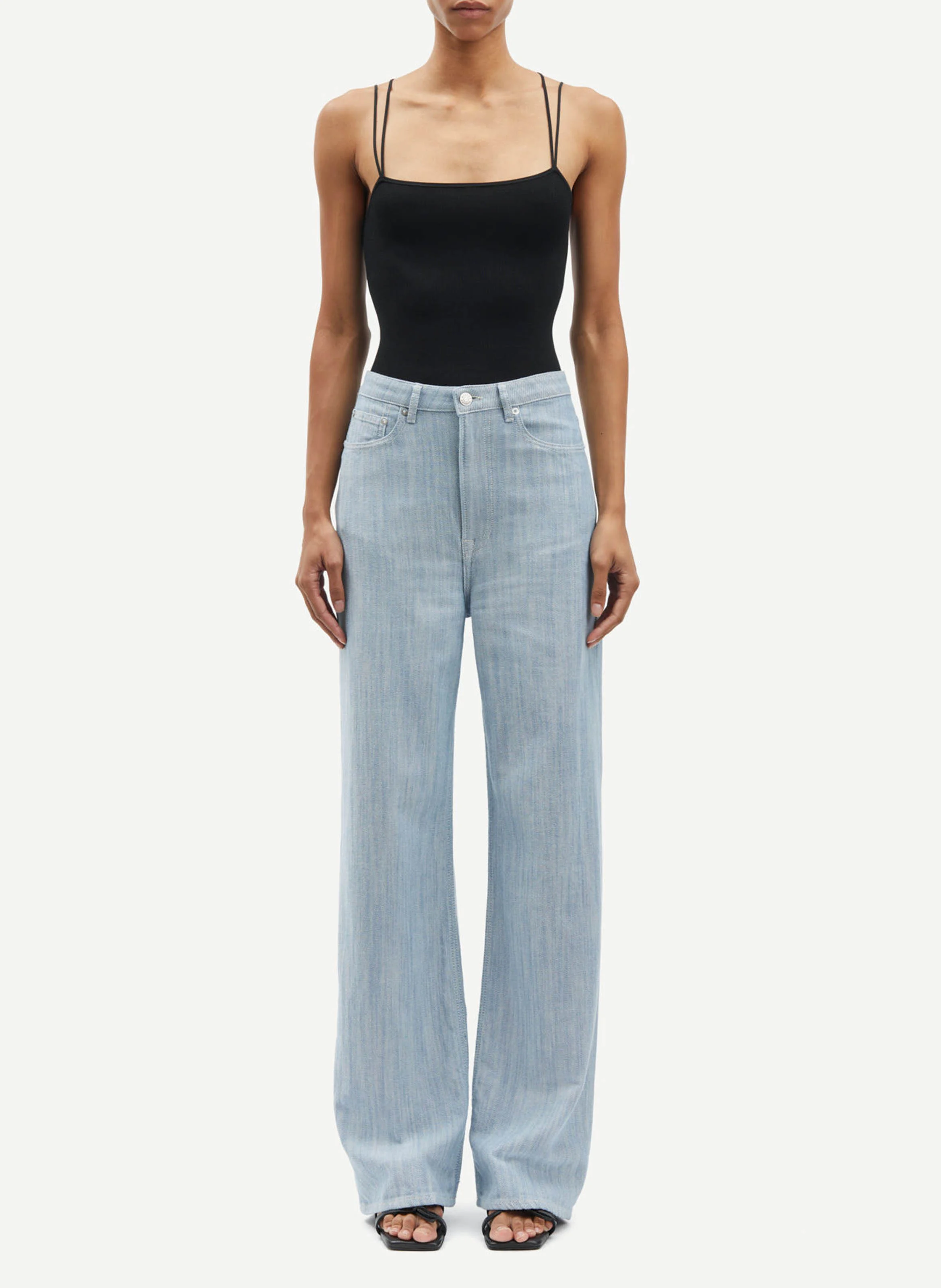 SHELLY - Jean large| Bleu