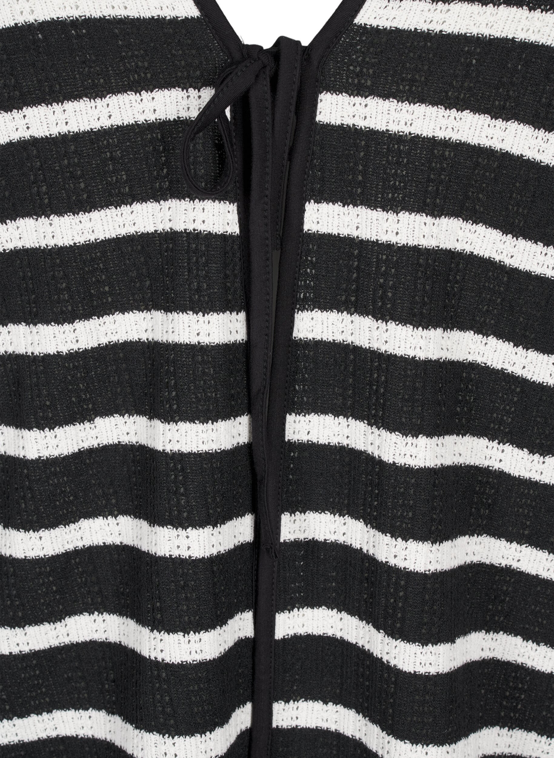 Cardigan med bindebånd