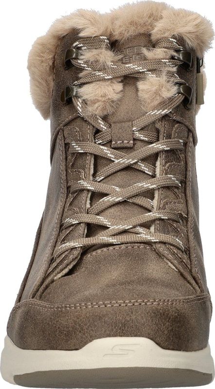 Skechers - Glacial Ultra Go - Veterboots - Zwart - Synthetisch - Waterbestendig