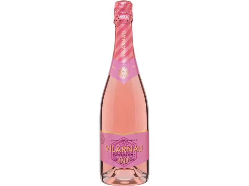 Vilarnau Rosé alkoholfrei 0.0% 0.75 l Prickelnder Schaumwein ohne Alkohol