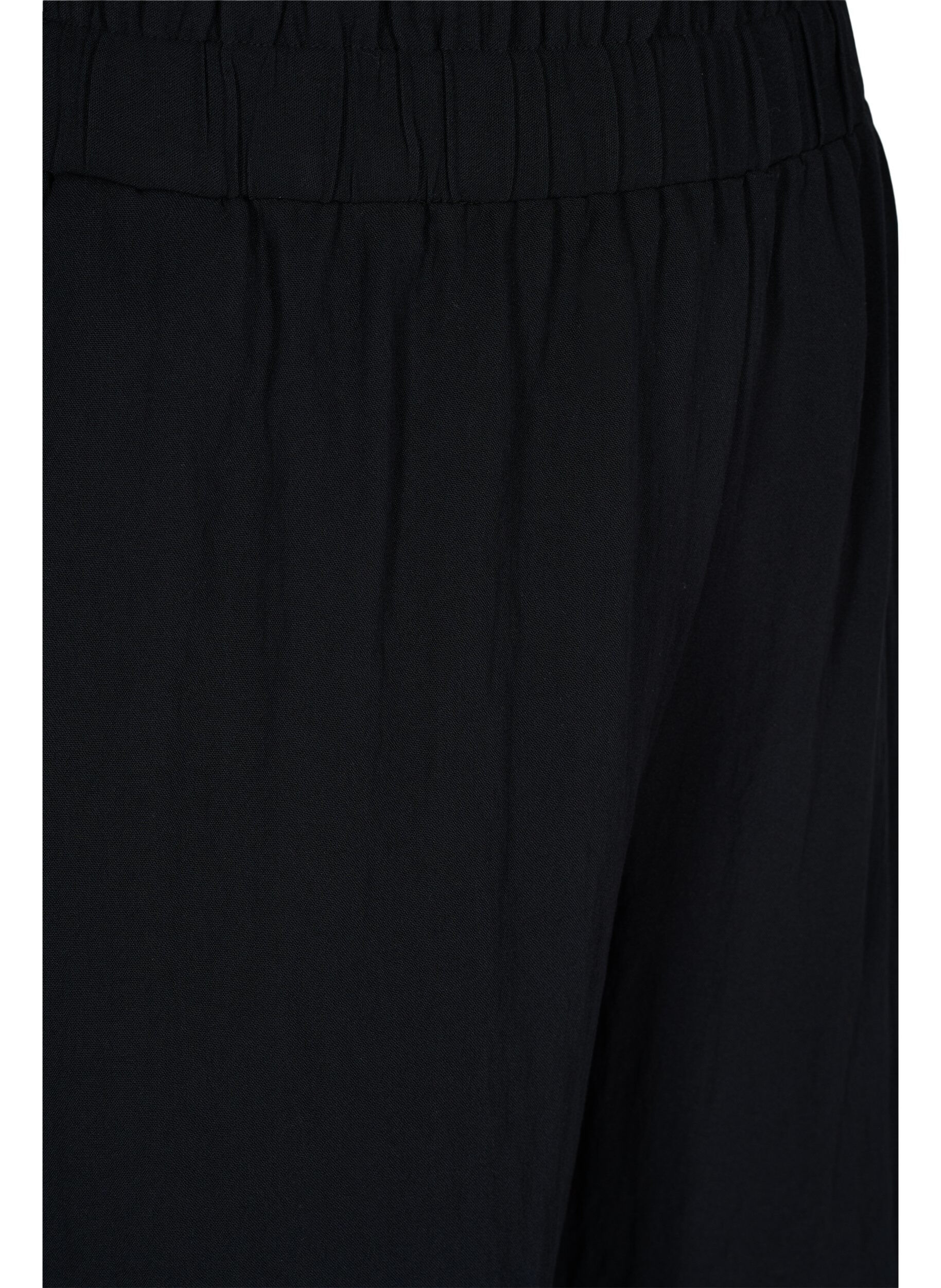 Løse shorts i viskose