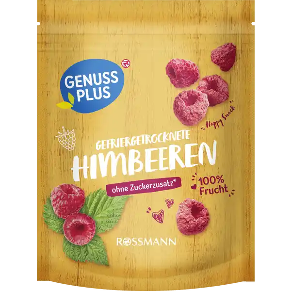 Gefriergetrocknete Himbeeren