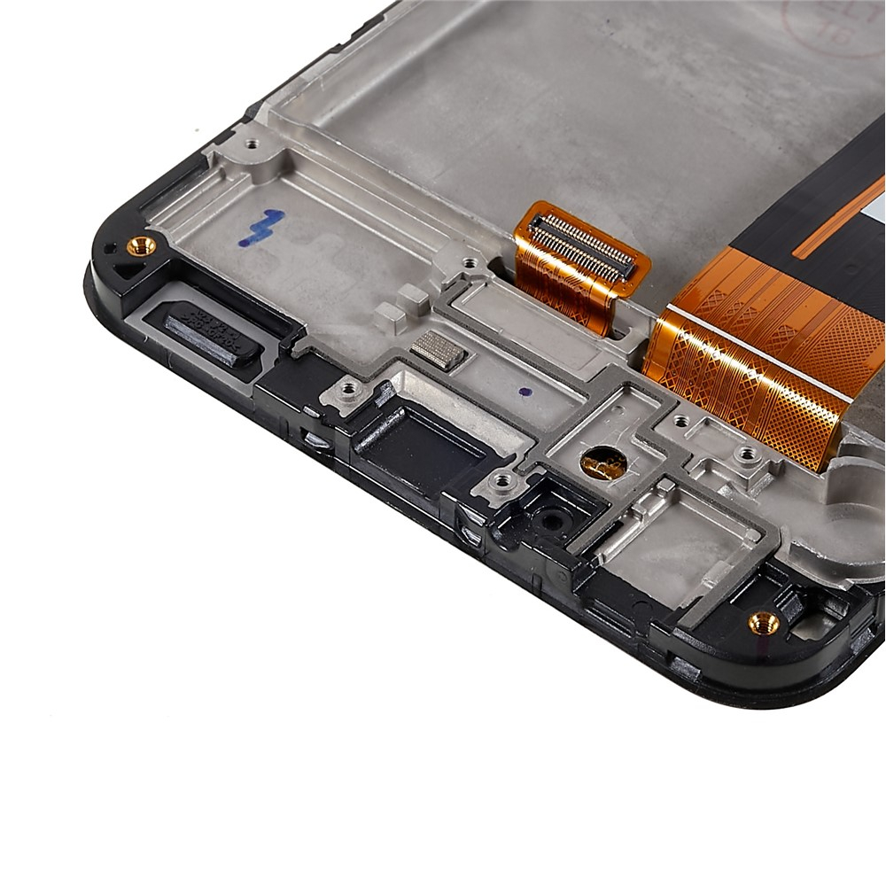 (OEM) Samsung Galaxy A23 4G Ersatzdisplay LCD Touchscreen Digitizer mit Rahmen Bildschirm Reparatur – Schwarz