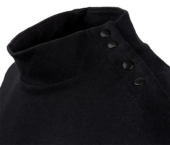 Fledermausshirt mit Knöpfen