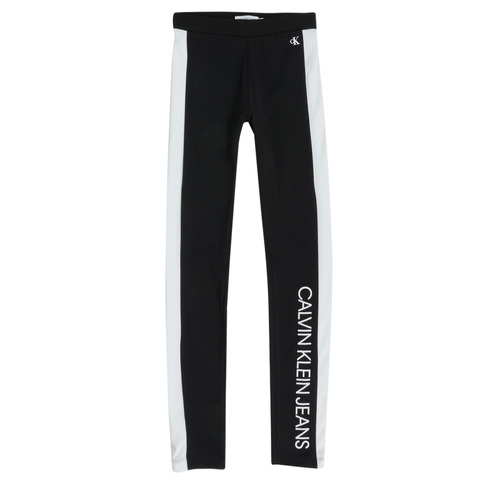 Calvin Klein Jeans - COLOUR BLOCK LEGGING - Noir