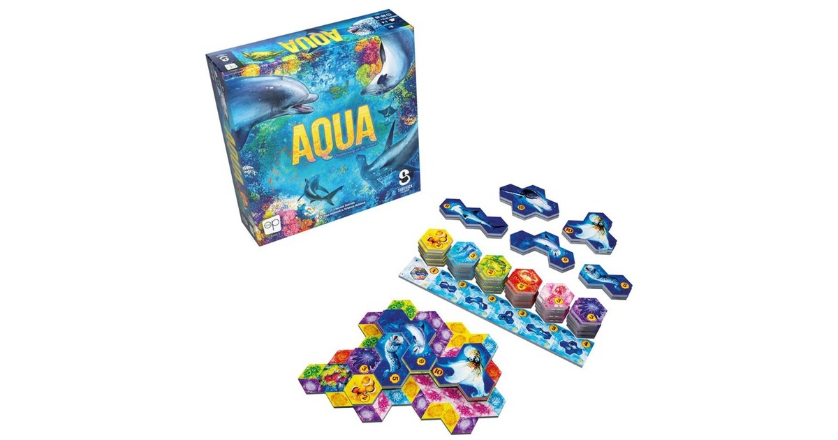 European Player NetworkAQUA: Biodiversity in the Oceans Bordspel  (Engels, 1 - 4 spelers, 30 - 45 minuten, Vanaf 8 jaar)