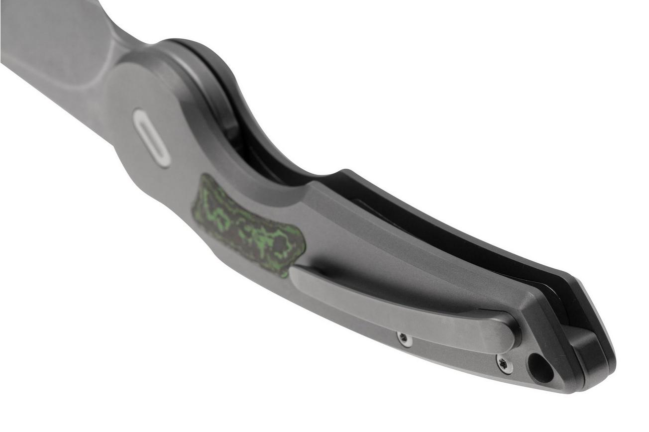 FOX Knives Jupiter FX-555-TICF M390  Acid Stonewashed, Titanium Fatcarbon Jungle Wear, zakmes