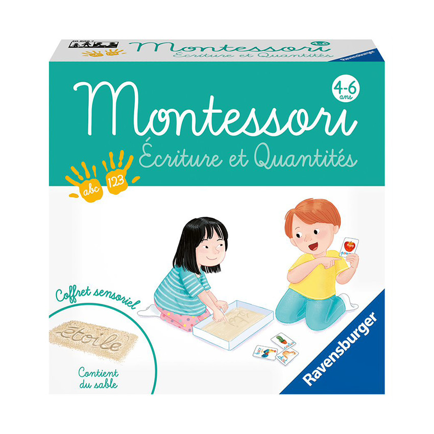 Jeux de Connaissances Montessori - Ecriture et Quantités