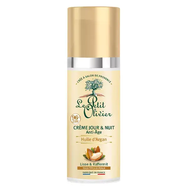 Le Petit Olivier Creme Anti-Idade Diurno e Noturno com Argan 50ml