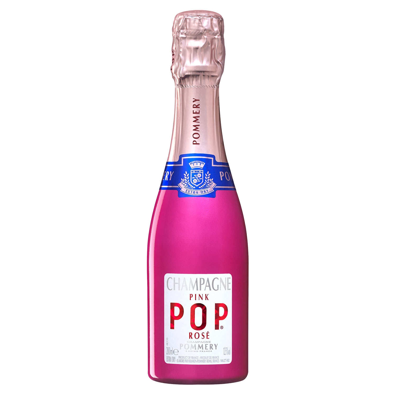 Champagne Pink Pop Pommery étui 4 quarts