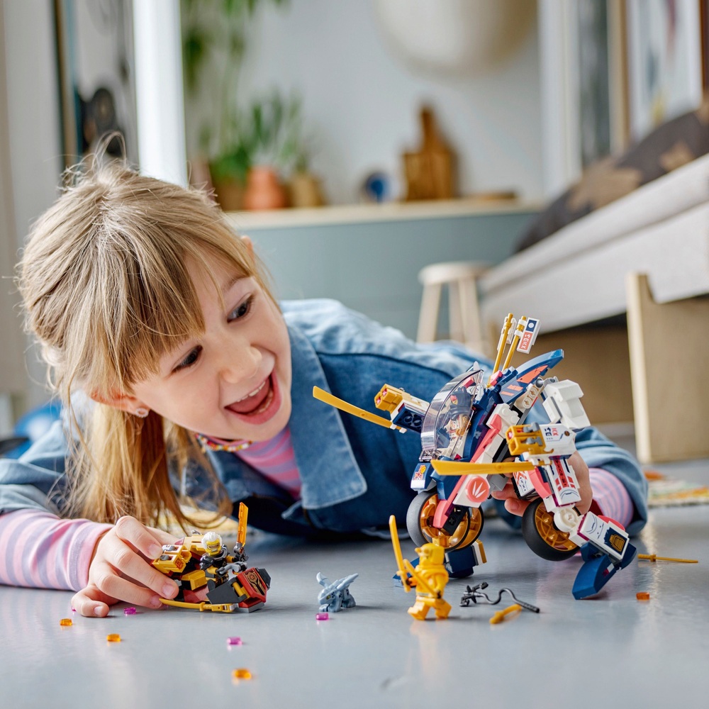 LEGO NINJAGO 71792 Soras transformierbares Mech-Bike-Rennfahrzeug Bauset