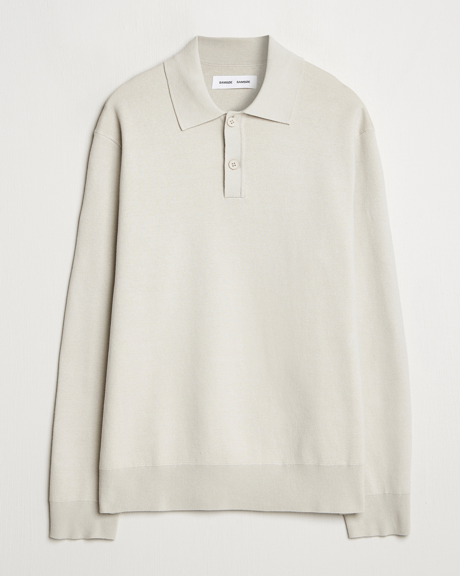 Samsøe Samsøe Nino Knitted Polo Moonstruck