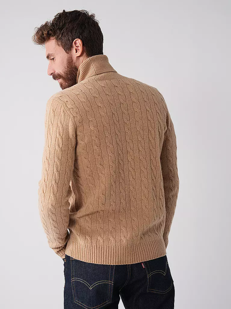 POLO RALPH LAUREN Rollkragenpullover camel