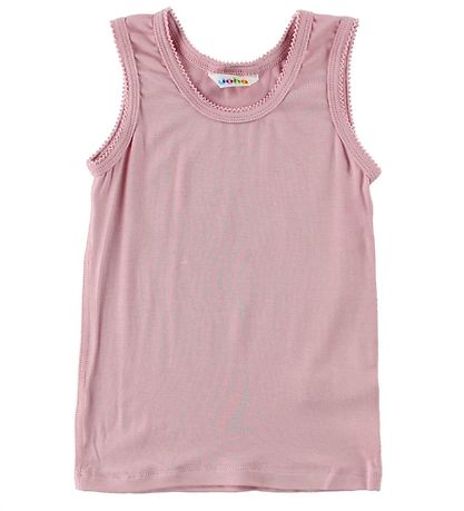 Joha Unterhemd - Bamboo - Pink m. Spitze