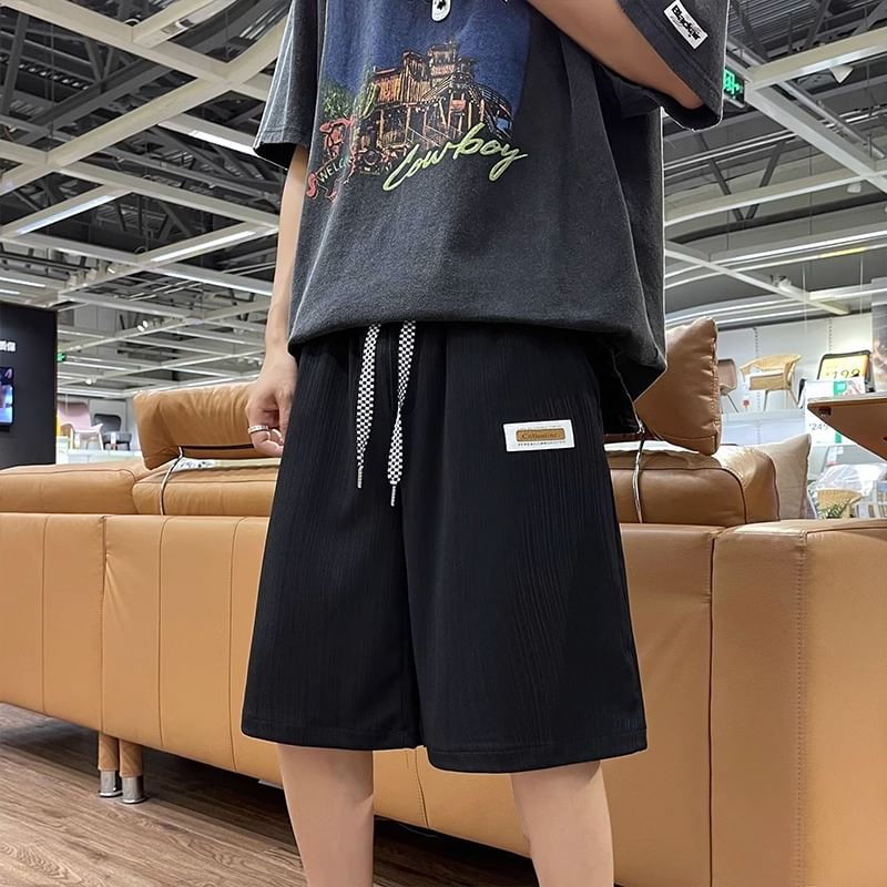 fluffush - Shorts met hoge taille en trekkoordapplicatie