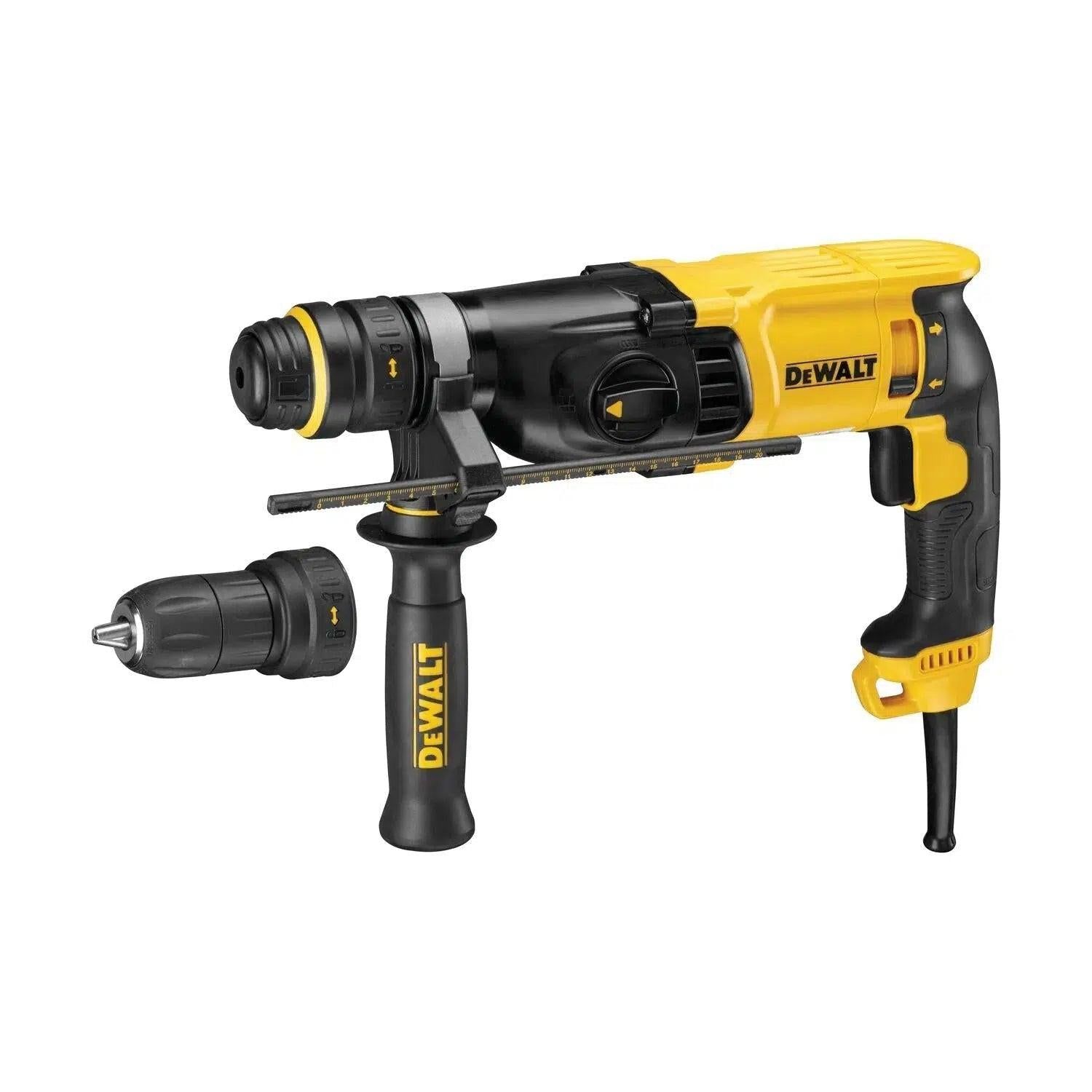 DeWALT D25134KP Combihamer SDS-Plus 2,8J   snelwisselboorkop   boren- en beitelset 800W in TSTAK