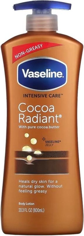 Vaseline - Cocoa Radiant - Bodylotion - 600 ml - Voor Droge Huid