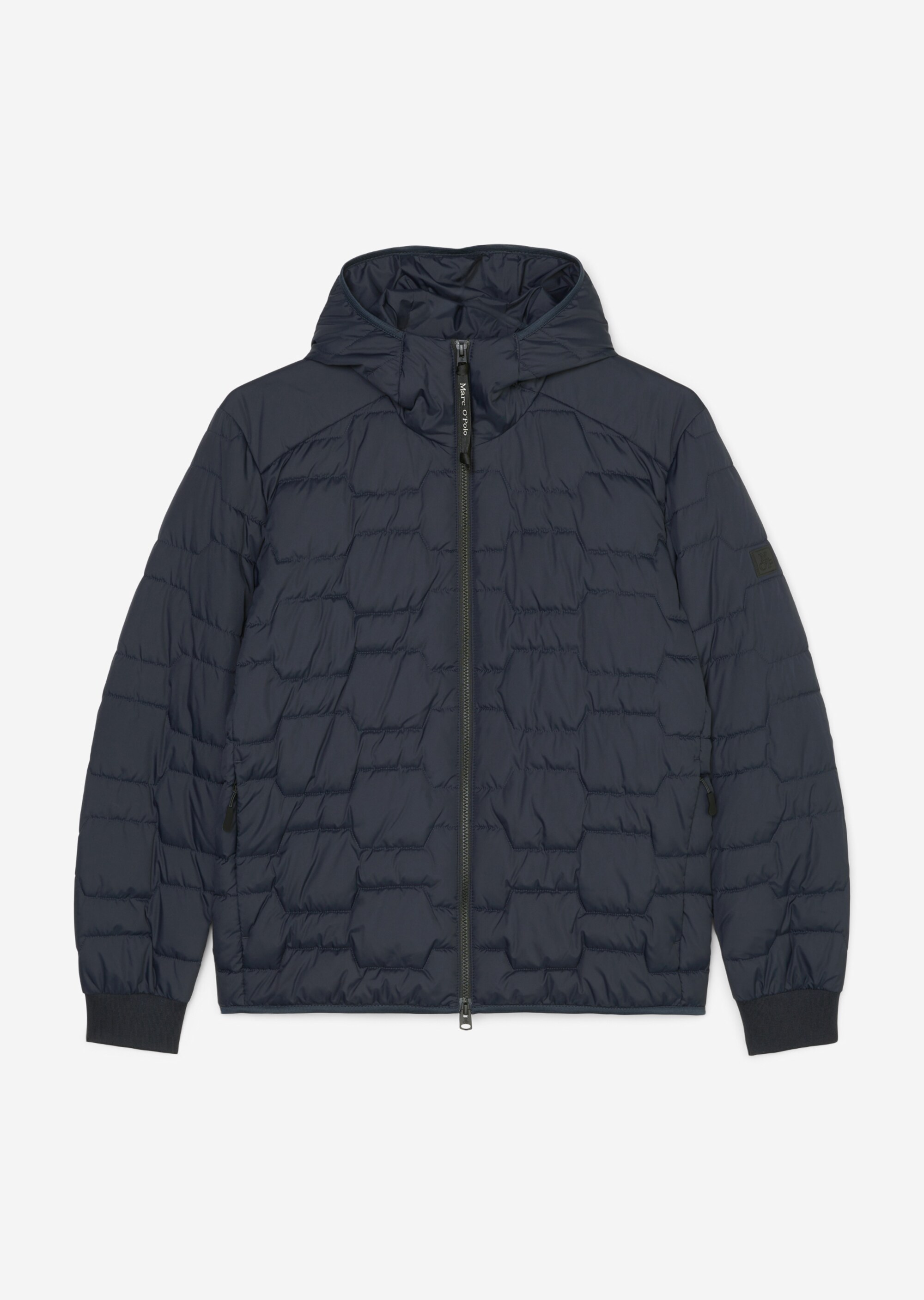 Steppjacke regular mit Rippstrick-Bündchen