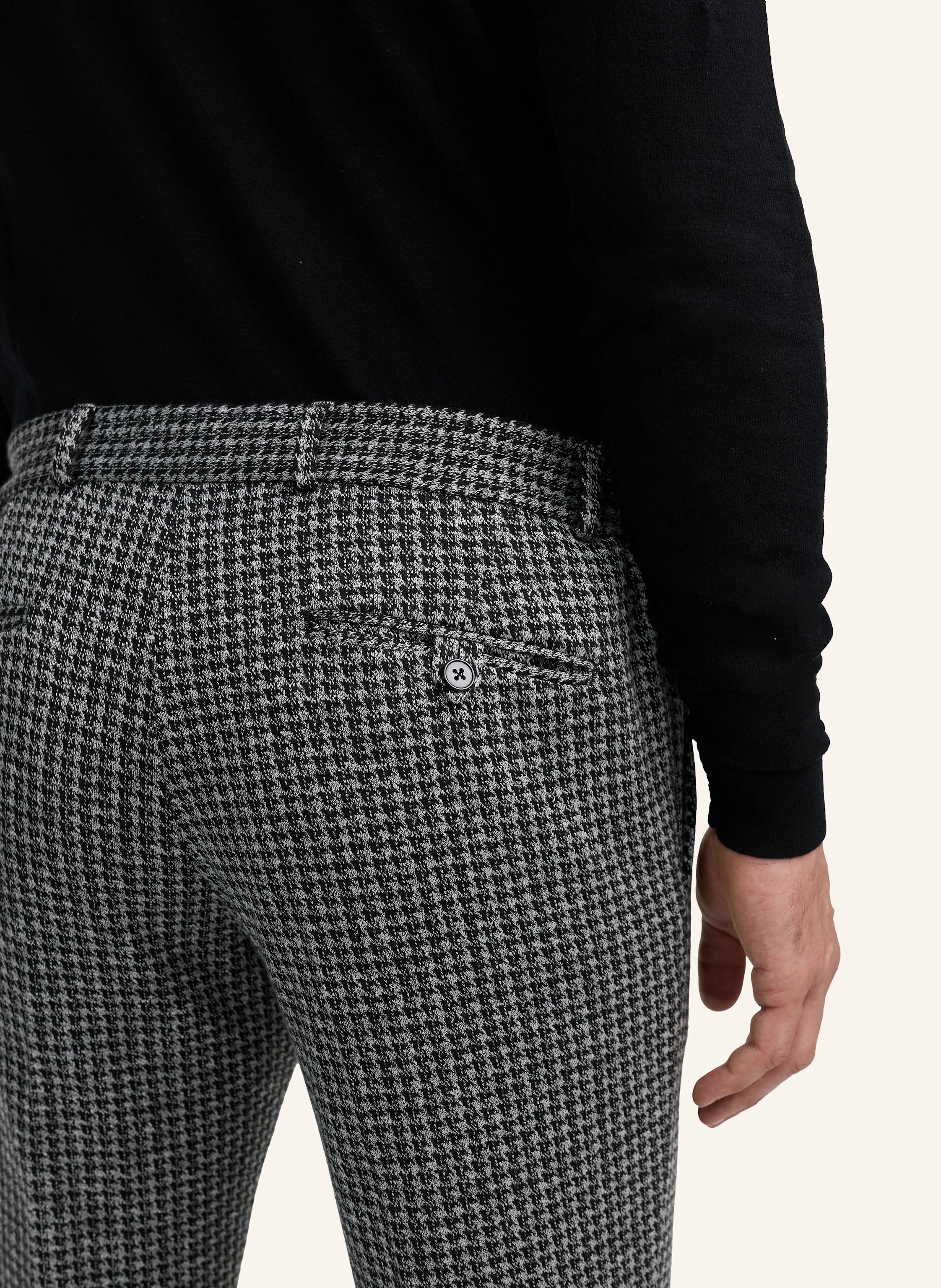 ZUITABLE Anzughose DISPARTAFLEX Slim Fit aus Jersey