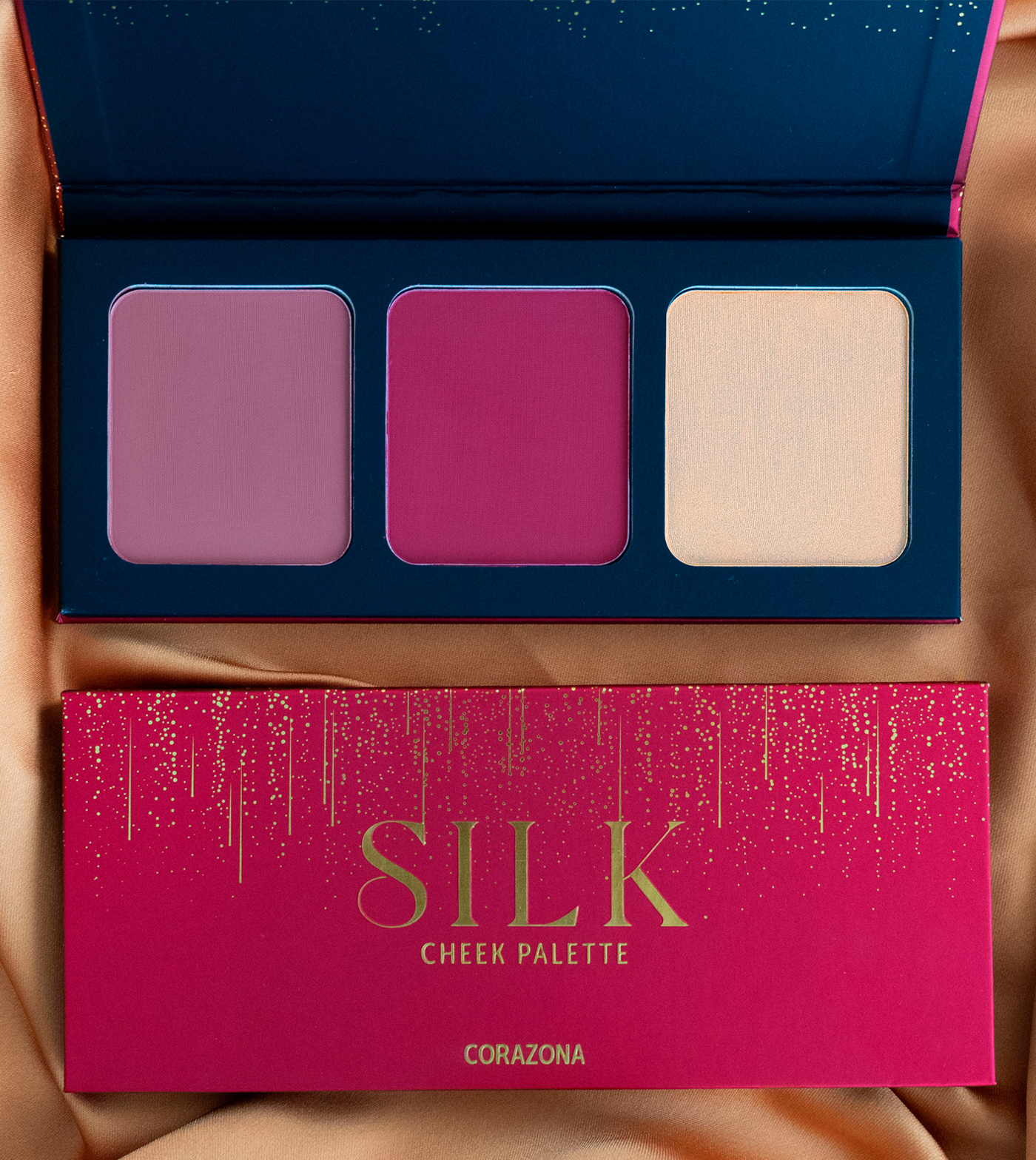 CORAZONA - Silk Cheek Palette - Paleta Facial