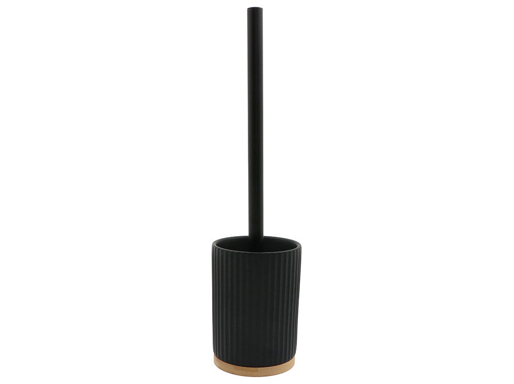 PIAÇABA COM SUPORTE ACTUEL GRÉS/BAMBOO PRETO