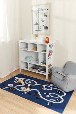 Alice & Alice & Fox Gulvteppe 80x150 Bilbane, Indigo