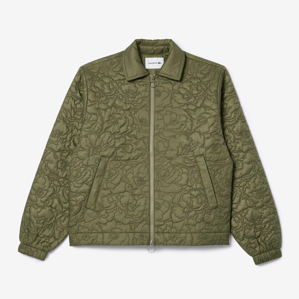 LACOSTE<br>Jaqueta com gola de camisa