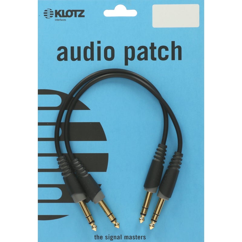 Klotz Audio Patch kabel 0.3 meter (set van 2)