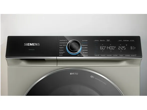 Siemens iQ700 WG44B20X40, Front-læsning, 9 kg, B, 70 dB, 1400 rpm, A