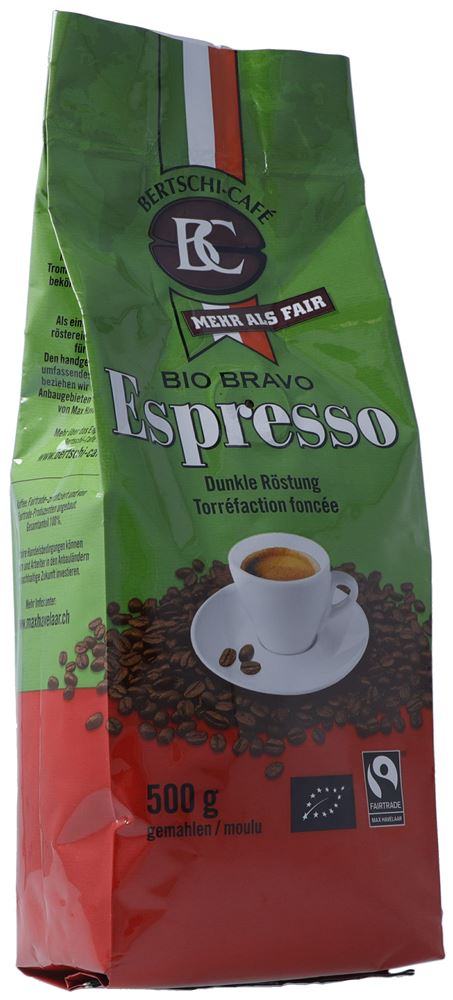 BC Bio Bravo Espresso gemahlen Bio Fairtrade 500 g