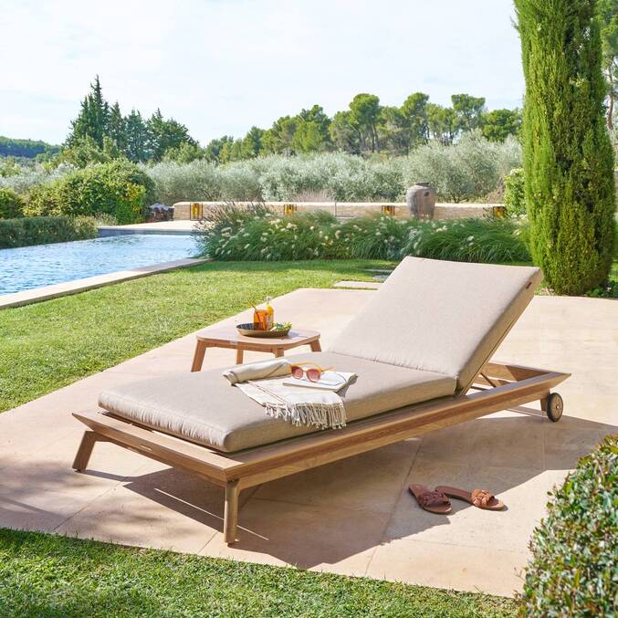 Lit de piscine MANISSA Beige