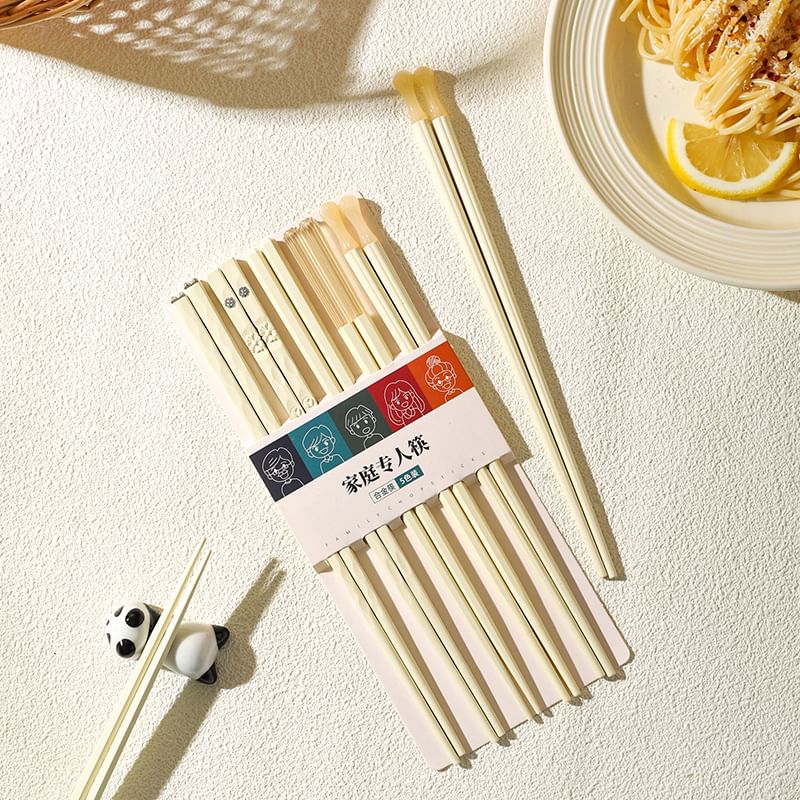 Chimi Chimi - Set van 5 eetstokjes (verschillende ontwerpen)