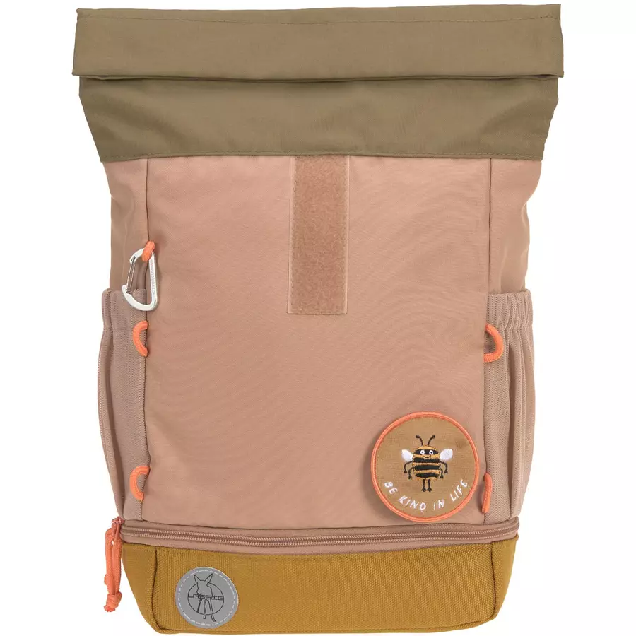 LÄSSIG Mini Rolltop Backpack, Nature hazelnut