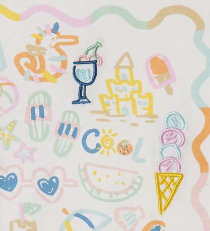 Stella McCartney Kids T-Shirt - Weiß/Pastel