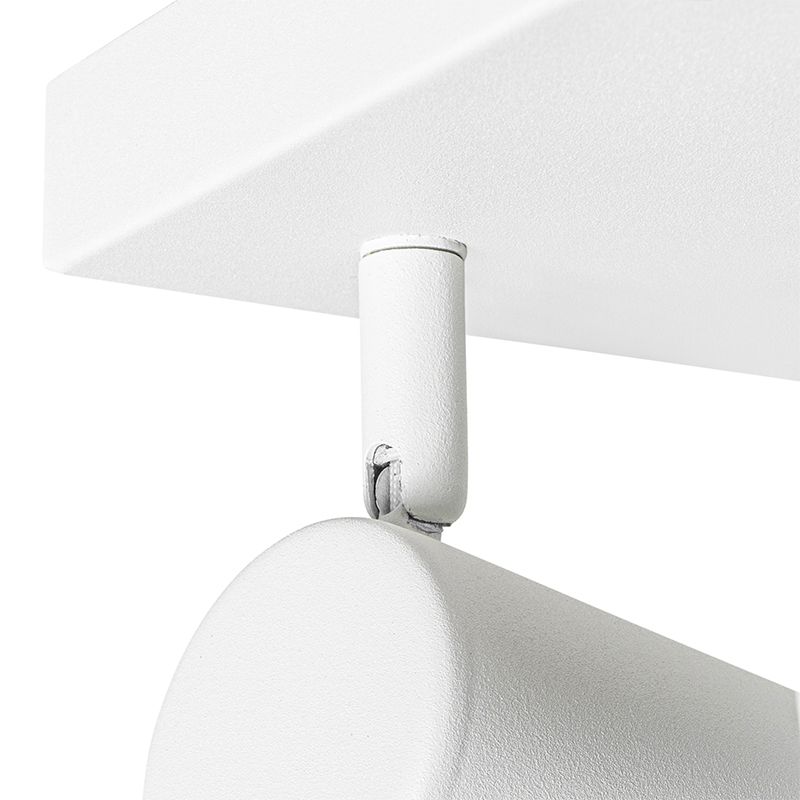 Moderne plafondlamp wit 4-lichts verstelbaar vierkant - Jeana
