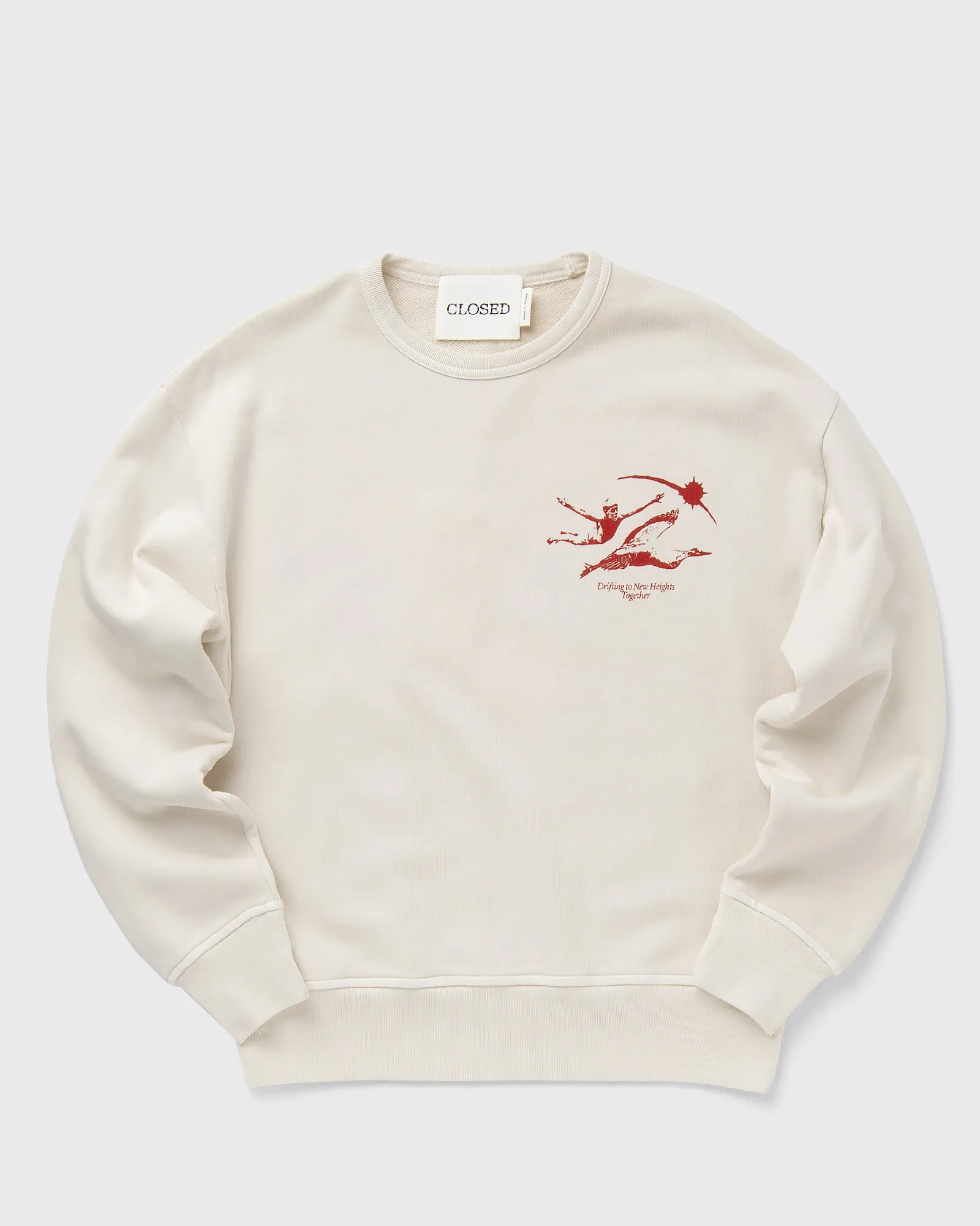 CLOSED PRINTED CREW NECK