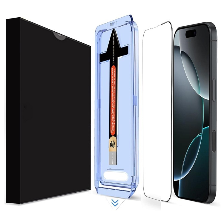iPhone 16 Pro Max Panzer Glas Case Friendly   Montagerahmen