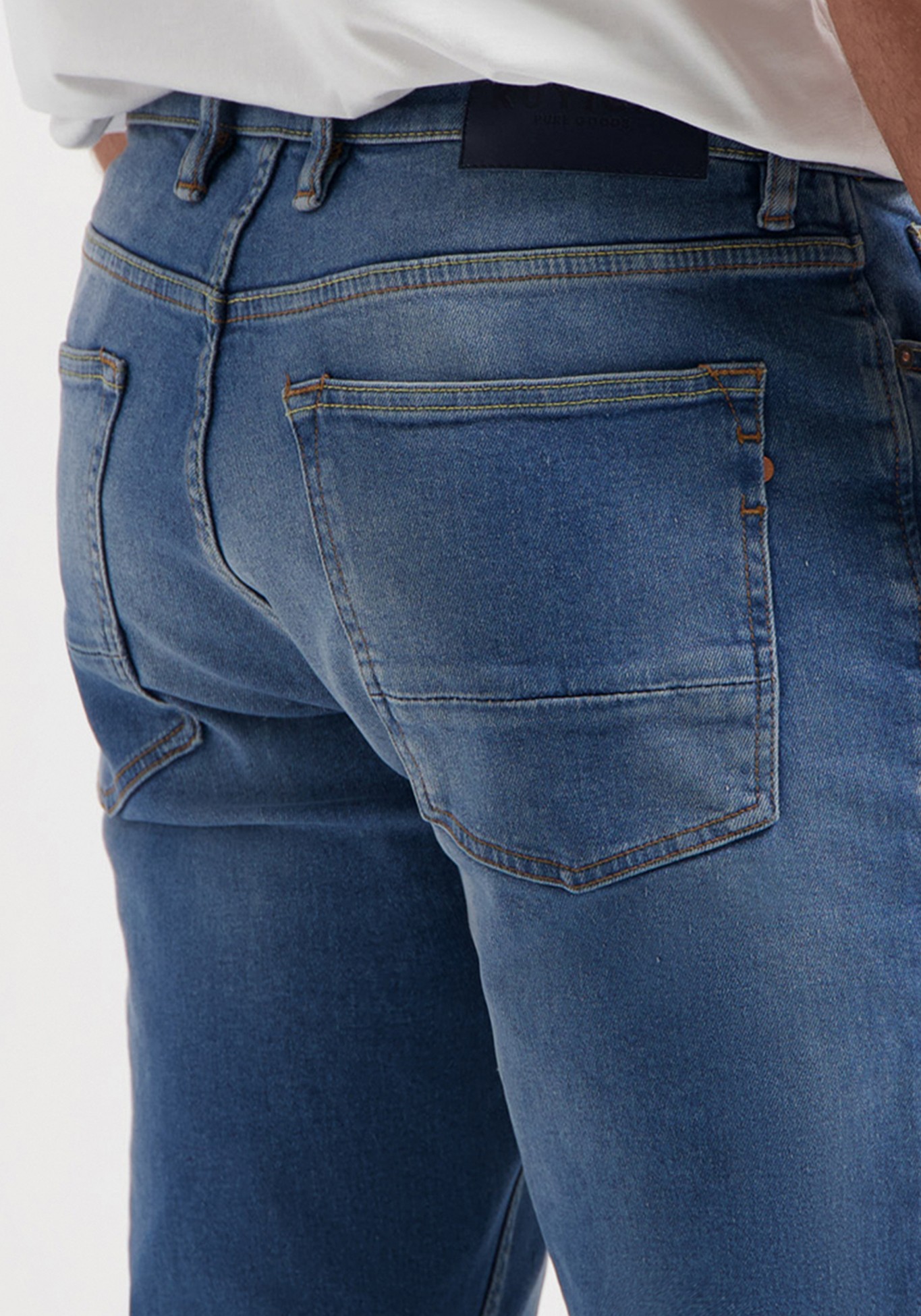 Kuyichi Herren-Jeans Scott Regular Daytona Blue