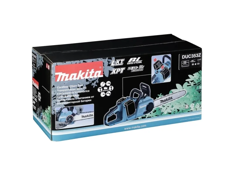 Makita DUC353Z - Kædesav - ledningfri - 18 V - 1100 W - intet batteri, ingen oplader - 33 cm - 35 cm - 4.7 kg - SOLO