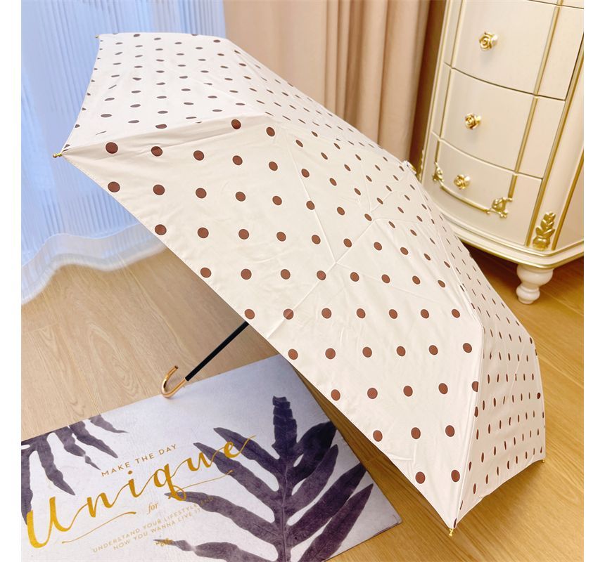 Fenmo - Polka Dot UV-bescherming Compacte Paraplu