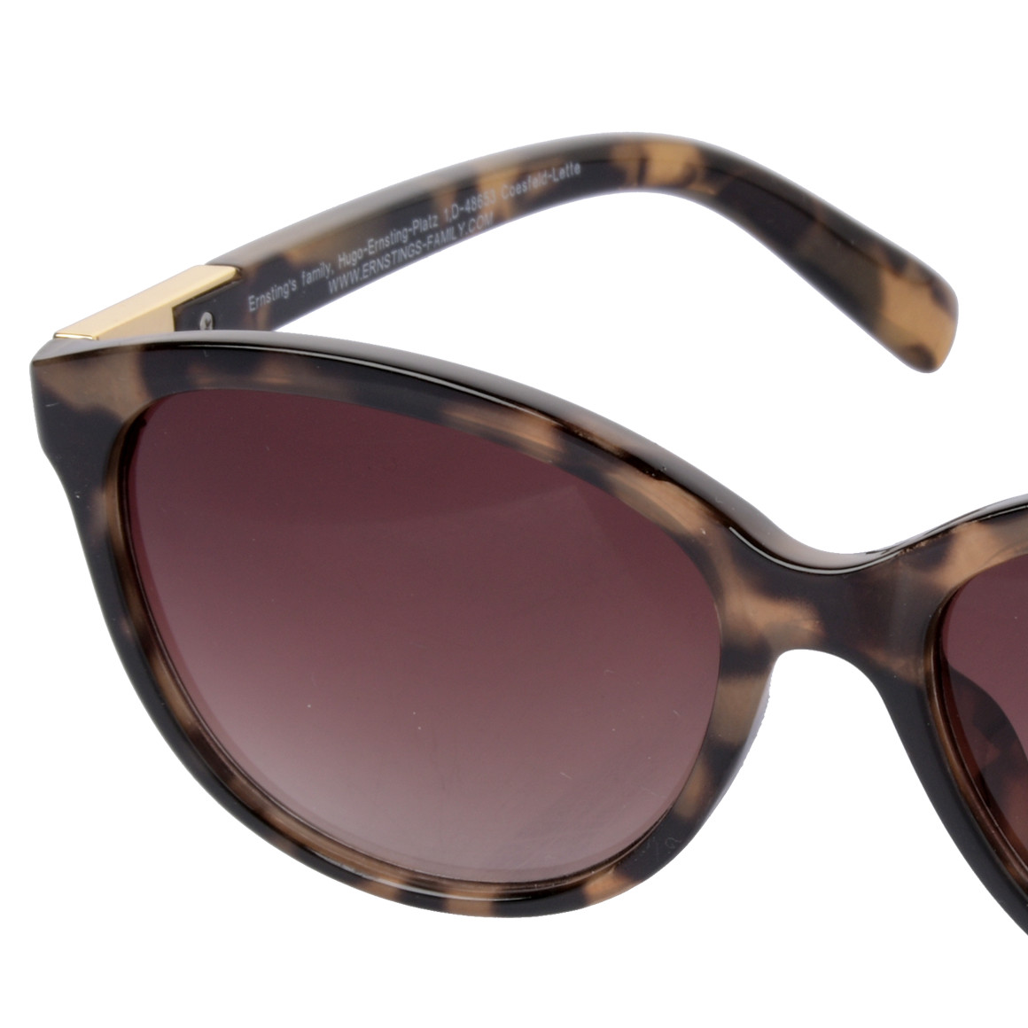 Gina Benotti Damen Sonnenbrille mit UV-Schutz schwarz / beige