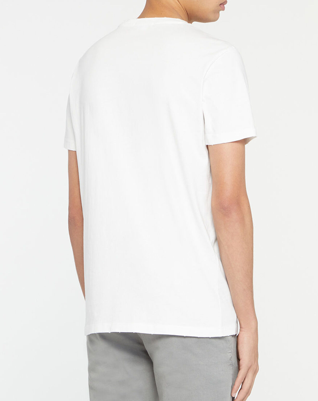 Replay T-Shirt manches courtes Logo Falton blanc