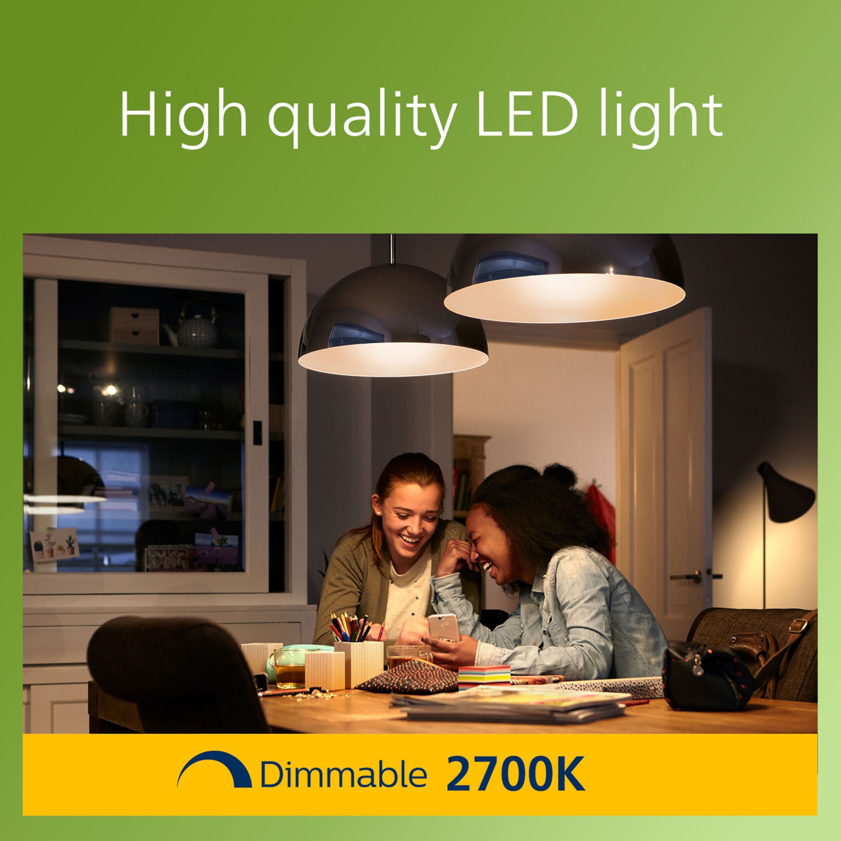 Philips Ultra Efficient E27 Dimbar LED-pære 840 lm