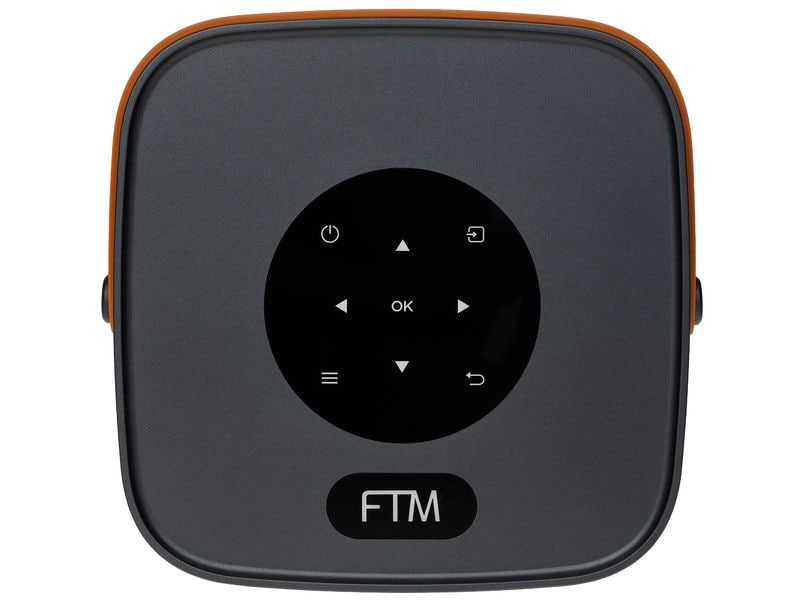 FTM Projektor Pro Kleiner, portabler Beamer, Full-HD
