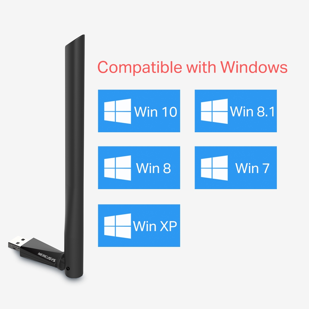 ADAPTADOR WI-FI MERCUSYS AC650 MU6H DUAL BAND