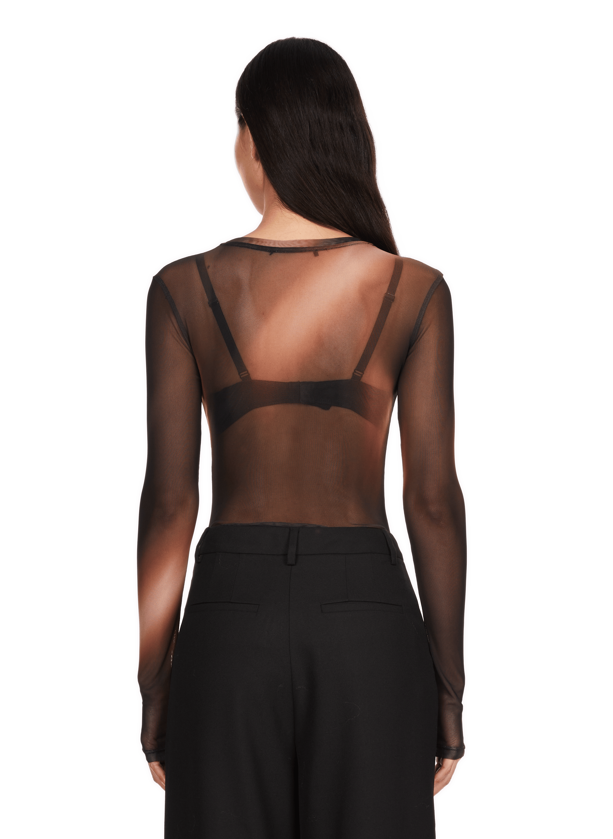 SIBODY - Body manches longues en mesh imprimé | Multicolore