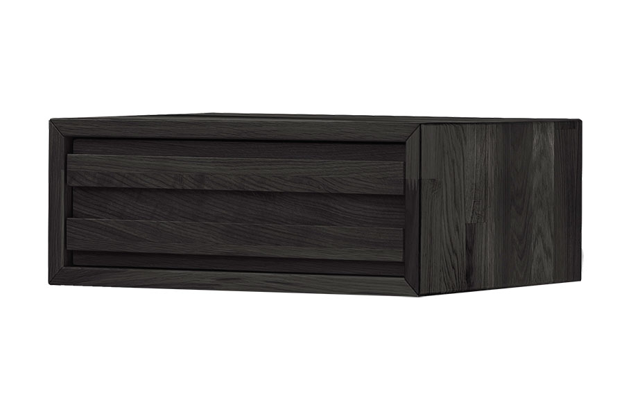Eicon wall nattbord Sortbeiset eik
